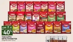 Coop Mega TORO SUPPE/ GRYTE/OVNSRETTER tilbud