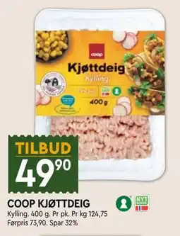 Coop Mega COOP KJØTTDEIG tilbud