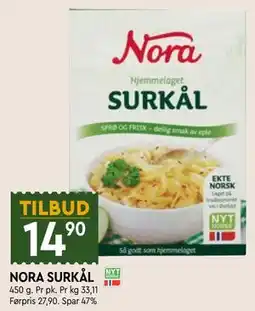 Coop Mega NORA SURKÅL tilbud
