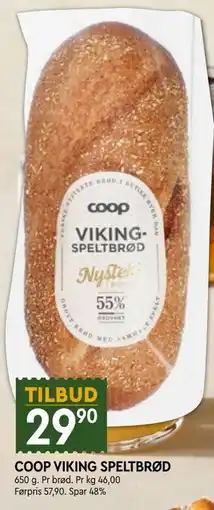 Coop Mega COOP VIKING SPELTBRØD tilbud