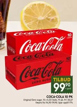 Coop Mega COCA-COLA 10 PK tilbud