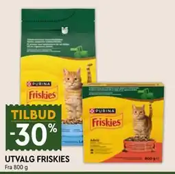 Coop Mega UTVALG FRISKIES tilbud