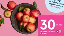 Coop Mega NORSKE RØDE EPLER tilbud