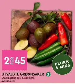 Coop Mega UTVALGTE GRØNNSAKER tilbud