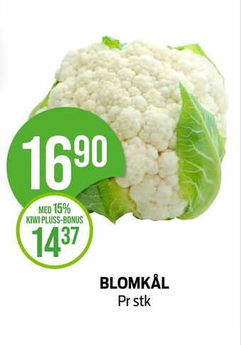 Kiwi Blomkål tilbud