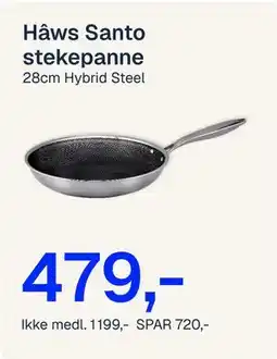 Jernia Hâws Santo stekepanne tilbud