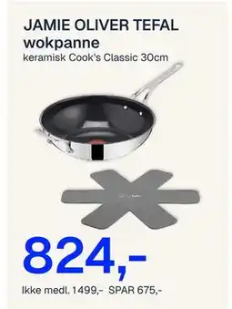 Jernia JAMIE OLIVER TEFAL wokpanne tilbud