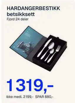 Jernia HARDANGERBESTIKK betsikksett tilbud