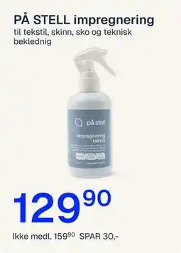 Jernia PÅ STELL impregnering tilbud