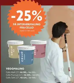 Byggmakker VEGGMALING tilbud
