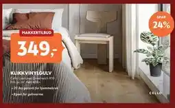 Byggmakker KLIKKVINYLGULV tilbud