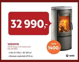 VEDOVN Varde Shape 2 Air kleberstein