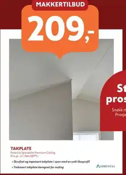 Byggmakker TAKPLATE tilbud
