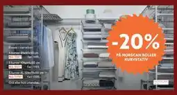 Byggmakker 20% PÅ NORSCAN ROLLER KURVSTATIV tilbud