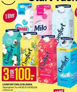 Europris COMFORT/MILO/BLENDA tilbud