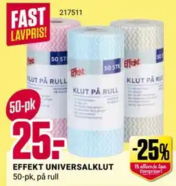 Europris EFFEKT UNIVERSALKLUT tilbud