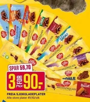 FREIA SJOKOLADEPLATER