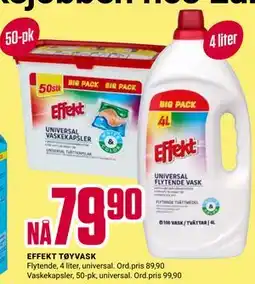 Europris EFFEKT TØYVASK tilbud