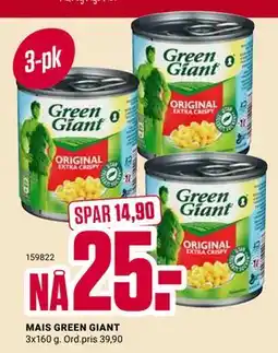 Europris MAIS GREEN GIANT tilbud