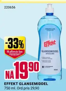 Europris EFFEKT GLANSEMIDDEL tilbud