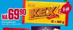 Europris KEX SJOKOLADE tilbud