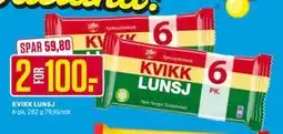 Europris KVIKK LUNSJ tilbud
