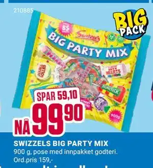 Europris SWIZZELS BIG PARTY MIX tilbud