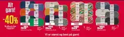Europris Alt garn! tilbud