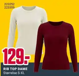 Europris RIB TOP DAME tilbud