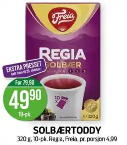 Kiwi SOLBÆRTODDY tilbud