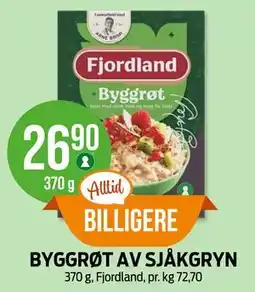 Kiwi BYGGRØT AV SJÅKGRYN tilbud