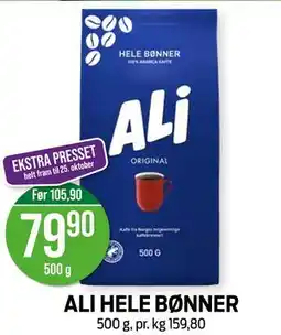 Kiwi ALI HELE BØNNER tilbud