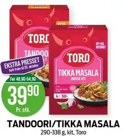 Kiwi TANDOORI/TIKKA MASALA tilbud