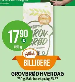 Kiwi GROVBRØD HVERDAG tilbud