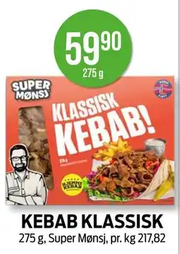 Kiwi KEBAB KLASSISK tilbud