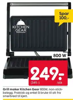 Rusta Grill maker Kitchen Gear tilbud