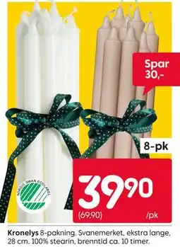 Rusta Kronelys tilbud