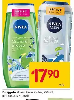 Rusta Dusjgelé Nivea tilbud