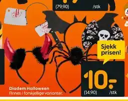 Rusta Diadem Halloween tilbud