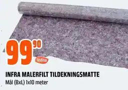 Obs Bygg INFRA MALERFILT TILDEKNINGSMATTE tilbud