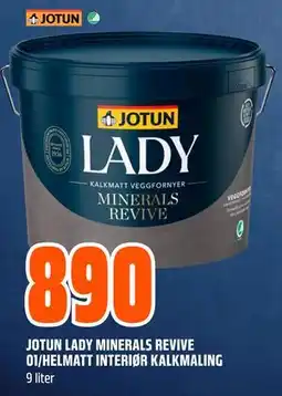 Obs Bygg JOTUN LADY MINERALS REVIVE 01/HELMATT INTERIØR KALKMALING tilbud