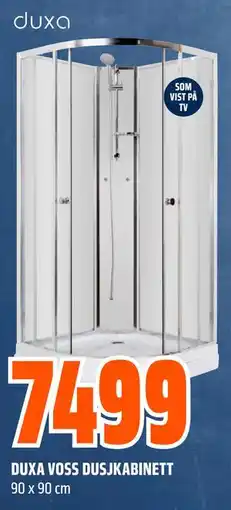 Obs Bygg DUXA VOSS DUSJKABINETT tilbud