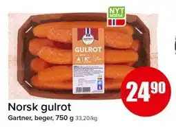 Spar Norsk gulrot tilbud