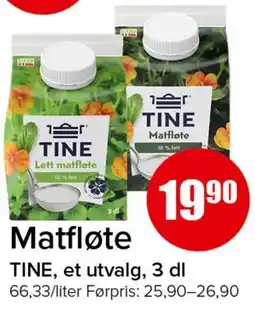 Spar Matfløte tilbud