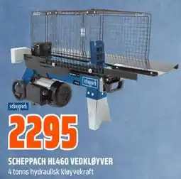 Obs Bygg SCHEPPACH HL460 VEDKLØYVER tilbud