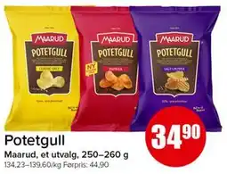 Spar Potetgull tilbud