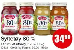 Spar Syltetøy 80 % tilbud