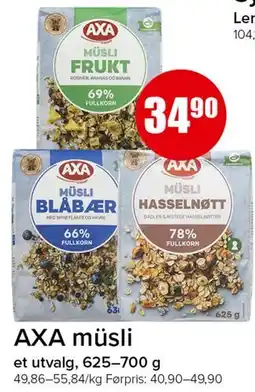 Spar AXA müsli tilbud