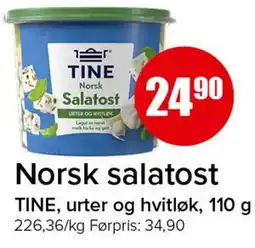 Spar Norsk salatost tilbud