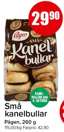 Spar Små kanelbullar tilbud